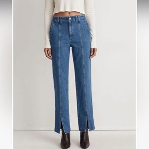 The Perfect Vintage Jean in Medium Indigo Wash: Seamed Edition  sz 25
